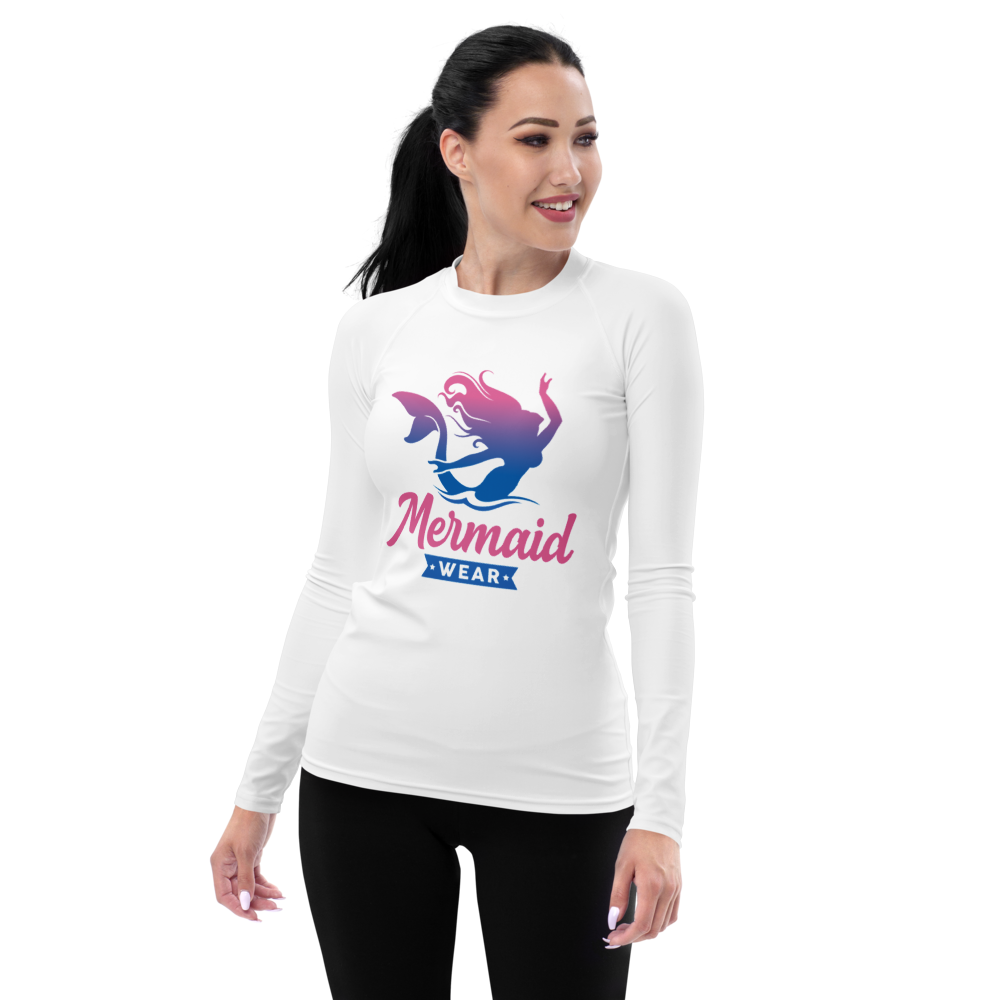 Original Mermaid Wear Front Logo Rash Guard
