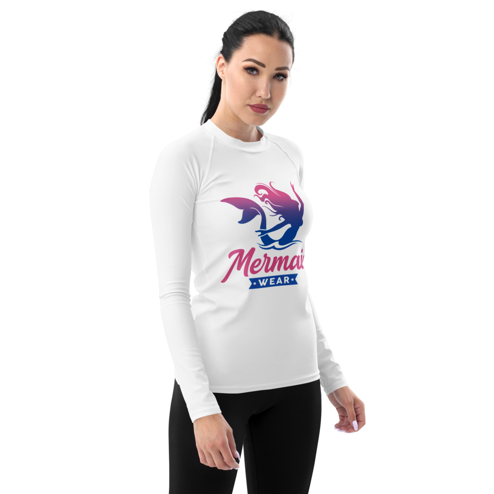 Original Mermaid Wear Front Logo Rash Guard